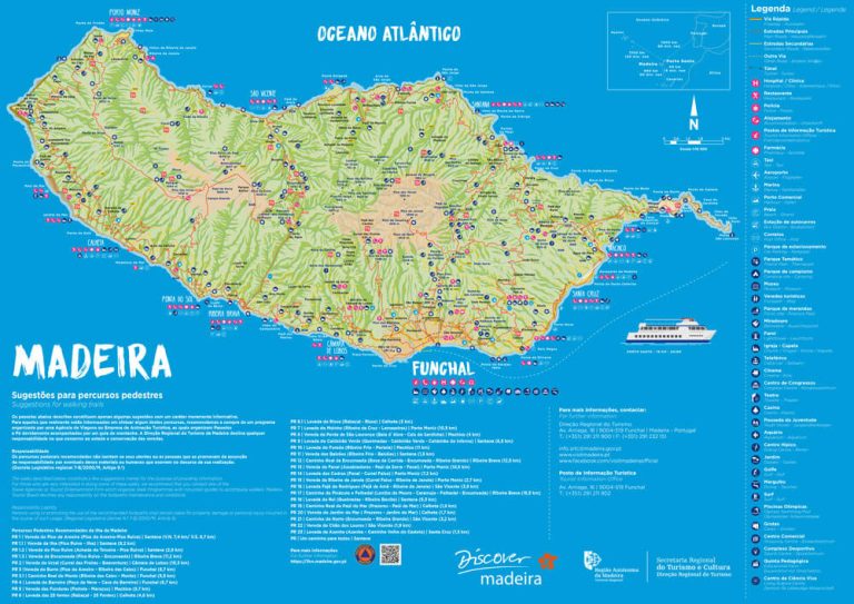 madeira tourism map